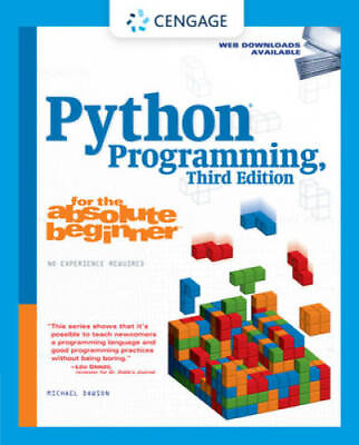 #ad Python Programming for the Absolute Beginner 3rd Edition Paperback GOOD