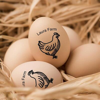 #ad Personalized Logo Self inking Egg Stamps for Fresh Eggs Customized in