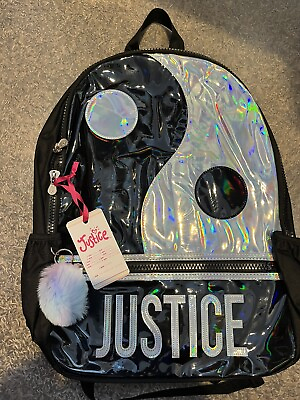#ad Justice Girls Backpack NEW