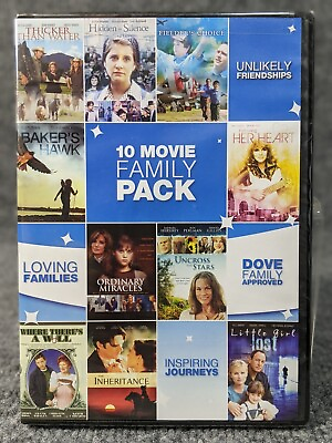 #ad 10 Movie Family Pack Family Approved Ten Films NEW