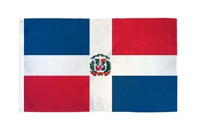 #ad Dominican Republic flag 2X3ft poly 100D