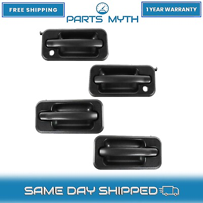 #ad NEW LH amp; RH Exterior Outside Door Handle Textured Set For 2003 2005 Hummer H2