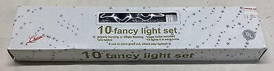 #ad 2 Vintage Charmisma 10 Fancy Light Set Icicle lights New Old Stock