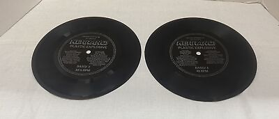 #ad KERRANG Plastic Explosive Vinyl Bang 3 RPM 33 1 3 1989 Bang 4 RPM 45 1990