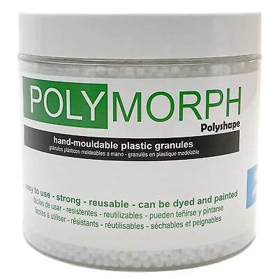 #ad Polyshape Polymorph Hand moldable Plastic 16oz tub plastimake thermoplastic