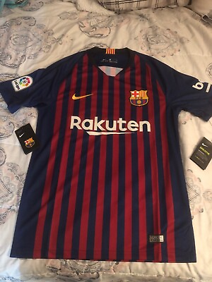 #ad Nike Barcelona FCB Laliga Rakuten Beko Authentic 2018 Jersey NWT Size S Mens