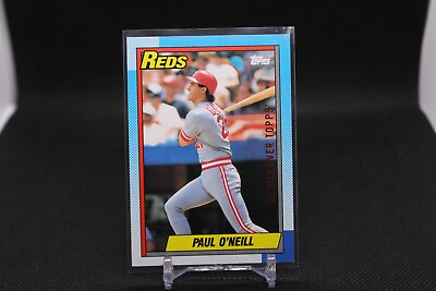 #ad 2017 REDISCOVER TOPPS Paul ONeill Cincinnati Reds 1990 Topps Baseball #332