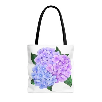 #ad Floral tote bag hydrangeas bag for groceries or beach gift for mom’s grandma’s