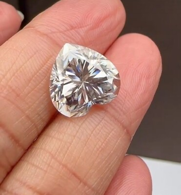 #ad Natural White Diamond Certified 4 Carat natural VVS Heart Shape D Color Diamond