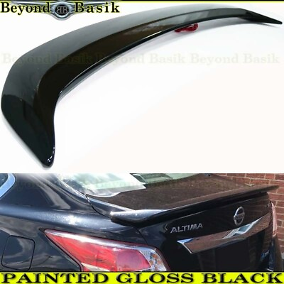 #ad For 2013 2014 2015 Nissan Altima 4D Factory Style Spoiler Wing w LED GLOSS BLACK