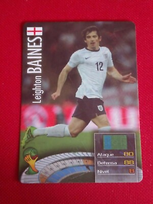 #ad collectible card Brazil 2014 of the great footballer Leighton BAINES