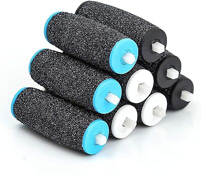 #ad 9PCS Pedi Replacement Rollers for Refills Electronic Foot File Foot Scrubber...