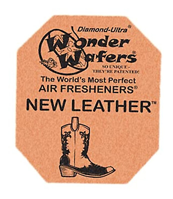 #ad Wonder Wafers 25 CT Individually Wrapped New Leather Air Fresheners