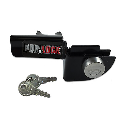 #ad Pop amp; Lock Black Manual Tailgate Lock for 94 02 Dodge Ram 1500 2500 3500 PL3300