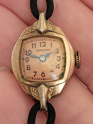 #ad Vintage Crawford Copper Watch Working Good