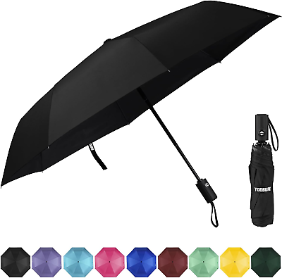 #ad Windproof Travel Umbrella Automatic Umbrellas for Rain Portable amp; Compact Umbr