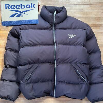 #ad reebok #47 Thick Down Jacket One Black Logo Old