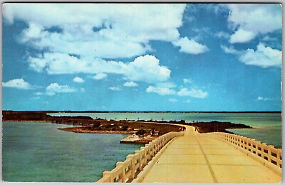 #ad POSTCARD Overseas Highway to Key West Florida A8