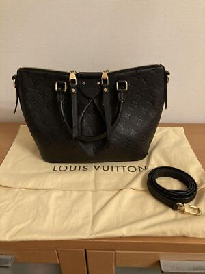 Louis Vuitton Mazarine PM Empreinte Leather Noir Black Metal 20cm x 25cm x 12cm
