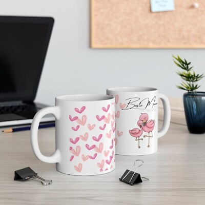 #ad Mom gift cute mug with flamingo motif Best Mom in the World Mother#x27;s Day gift