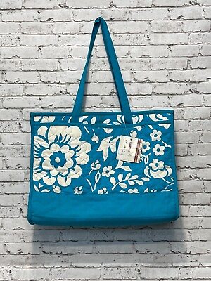 Buckhead Betties Blue and White Floral Bag $17.20
