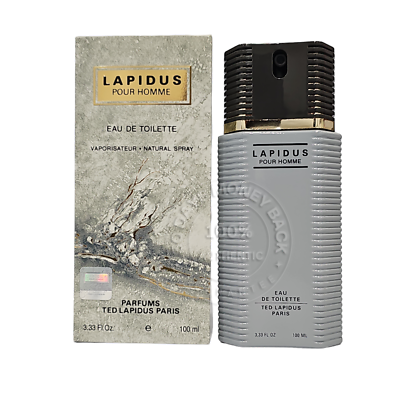 #ad LAPIDUS Pour Homme By Ted Lapidus Eau De Toilette 3.3 oz 100 ml For Men