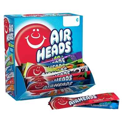 #ad Airheads Chewy Candy Bars Assorted Flavors Peanut and Tree Nut Free Regular