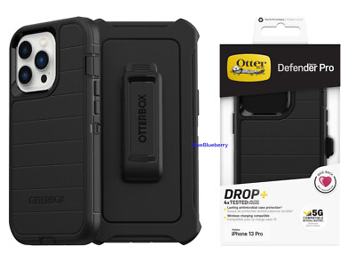 #ad OtterBox Defender Series Pro Case amp; Holster for iPhone 13 Pro 6.1quot; Only Black