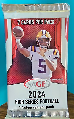 #ad 2024 SAGE Football HIGH Series BASE #96 200 Complete your Set You Pick Card