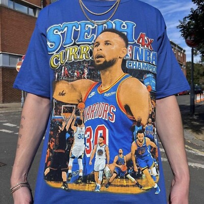 #ad MARINO MORWOOD STEPH CURRY SHIRT WARRIORS GOLDEN STATE CHEF CURRY NBA XXL NEW