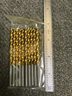 #ad #16 PARABOLIC TIN COATED DRILLS NACHI #517P PACK OF 10 PIECES NEW