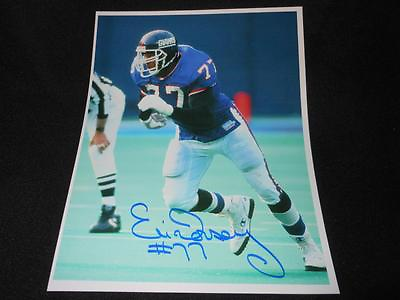 #ad New York Giants Eric Dorsey Signed 8x10 Autograph Vintage Authentic Photo 1110