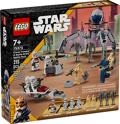 #ad LEGO® Star Wars Clone Trooper amp; Battle Droid Battle Pack 75372