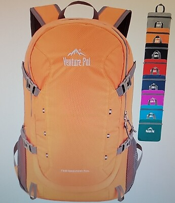 #ad Venture Pal 40L Lightweight Packable Travel Hiking Backpack Daypack Orange. New