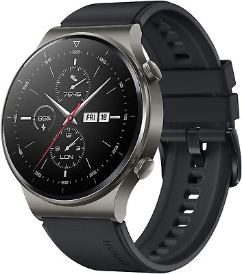 #ad HUAWEI Watch GT 2 Pro Smart Watch 1.39 inch AMOLED Touchscreen SmartWatch Black