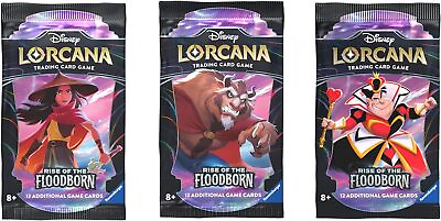 #ad 3x Packs Rise of The Floodborn Disney Lorcana TCG Boosters
