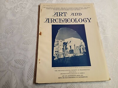 #ad August 1931 Edition quot; ART AND ARCHAEOLOGY quot; Illustrated. Pac. 10