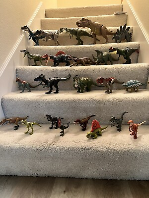 #ad Assorted jurassic world dinosaur toys lot