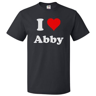 #ad I Love Abby T shirt I Heart Abby Tee