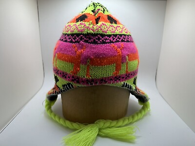 #ad Multi Color Kids Winter Hat Beanie Hat