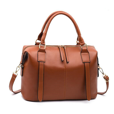 #ad Women Leather Handbag Vintage Bag Shoulder Bags Big Bag