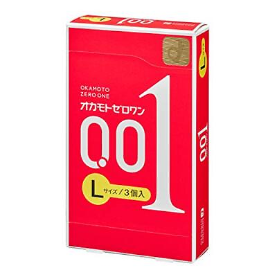 #ad Okamoto Zero One 0.01mm L size Polyurethane PU 12pieces 3 pieces×４box Japan