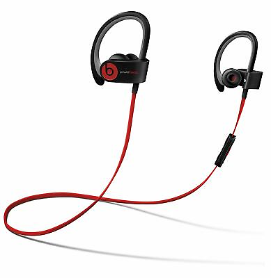 #ad Beats Powerbeats2 Wireless Ear Hook Headphones Mic Earphones Defiant Black Red