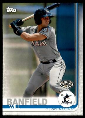 #ad 2019 Topps Pro Debut Base #181 Will Banfield GCL Marlins