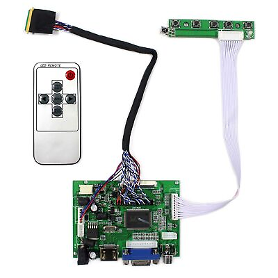 #ad HDMI VGA 2AV Remote LCD Controller Board VS TY2662 V1 Work For Lots of LCD Panel