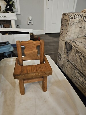#ad 9 quot; High Handmade Wooden High Chair