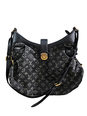#ad Louis Vuitton Mahina Denim Hobo Monogram Crossbody Shoulder Bag