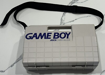 #ad Nintendo Game Boy Original ASCII Carry All DLX Hard Carry Case Travel VGC Clean