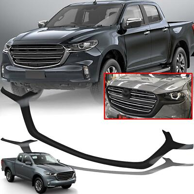 #ad FOR MAZDA BT 50 PICKUP UTE 2020 2023 FRONT LOWER GRILLE COVER TRIM MATTE BLACK