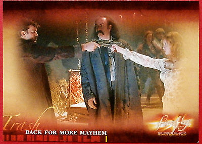 #ad Joss Whedon#x27;s FIREFLY Card #43 Back for More Mayhem Inkworks 2006